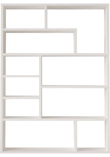 Keemon Kitaplık 124cm Beyaz Kee1-w Beyaz