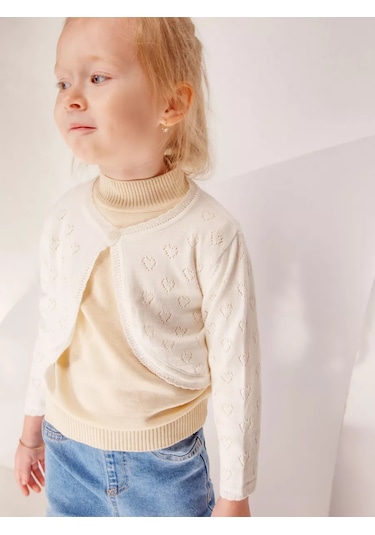 Minora Bolerolu Kısa Kardigan 133376526 Beyaz