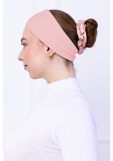 Kaymaz Bandana Pudra Pembe Kaymayan Silikonlu Sportif Saç Bandı - Geçme Tesettür Bone Pudra Kaymaz Bandana Pudra Pembe Kaymayan Silikonlu Sportif Saç Bandı - Geçme Tesettür Bone Pudra