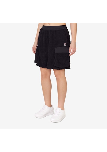 Siyah Fila Erkek Kargo Şort Terry Lu411121 Siyah