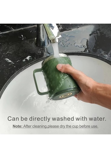 Fochsia 10 Saat Otomatik Kapama Usb Çalışan Isıtmalı Kahve Kupası Ve Isıtıcı Set Siyah