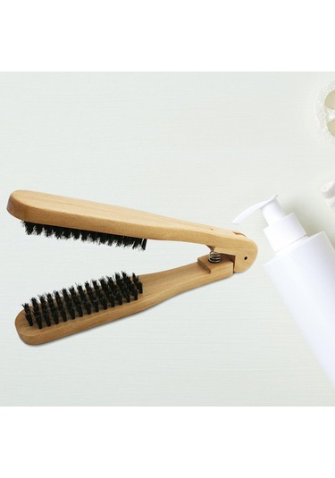 Homyl Saç Düzleştirme Tarağı Düzleştirici Fırçası,