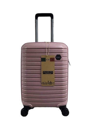 Oleets Kabin Boy Polipropilen Süper Esnek Kırılmaz Tekerlekli Valiz-bavul Pudra