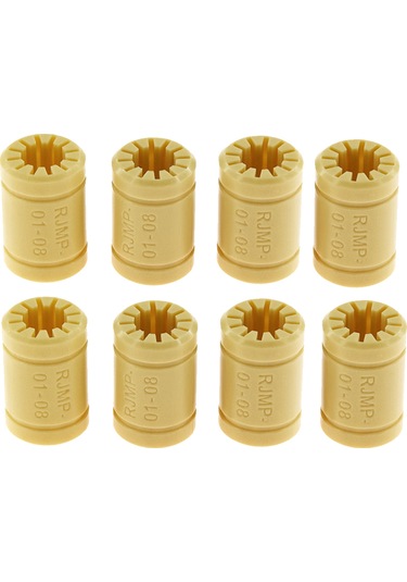Singree 8 Adet Rjmp 01-08 Plastik Lineer Bearing: Vibrasyon Ve Gürültü Azaltıcı, Yağlama Gerektirmeyen 3d Yazıcı Aksesuarı