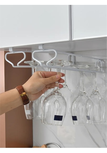 Homium Bardak Tutucu Askılı Mutfak, 2 Adet 400481107 Beyaz