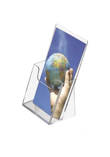 1/3 A4 Masaüstü Broşürlük Akrilik (10,5X21)