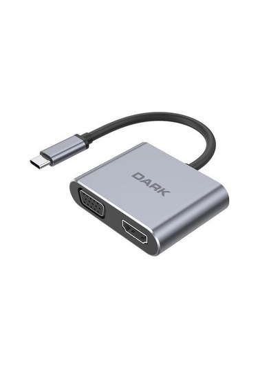 Dark Dk-Ac-U31Xmst 0.15Metre Type-C - Hdmi_VgaD Çevirici Adaptö