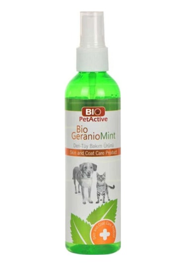 Bio Petactive Geranio Mint Köpek Deri ve Tüy Bakım Spreyi