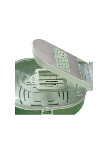 Suntek Patates, Sarımsak, Salatalık Için Pratik Sebze Doğrayıcı Yeşil