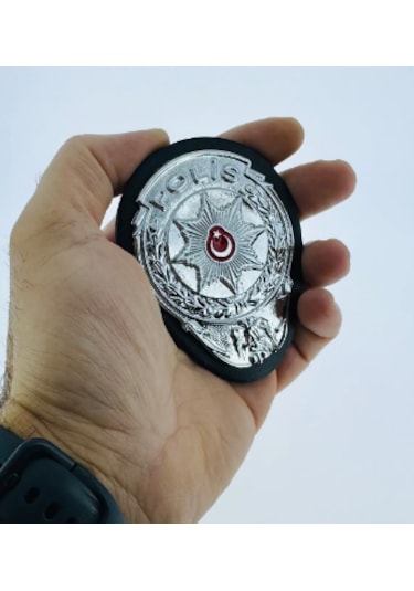 Polis Kemer Rozeti Demir Rozet Gri