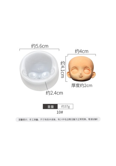 Soulader 10'lu Silikon Kek Kalıbı Seti - Yüz Ve Karikatür Figürlü Çikolata, Kek, Bisküvi Kalıpları Evde Kek Yapımı İçin Profesyonel Pişirme Kalıpları Çok Renkli