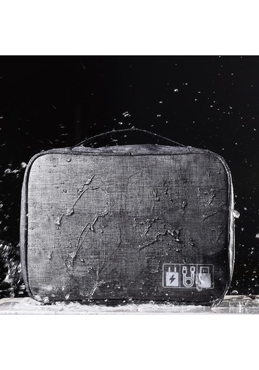 Mor Elektronik Organizatör Seyahat Evrensel Kablo Düzenleyici  Kindle, Akıllı Telefon, Kablo, Şarj Cihazı İçin Gadget Dişli Kutuları