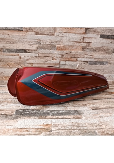 Cg Tam Kesik Benzin Deposu Kırmızı Şeritli