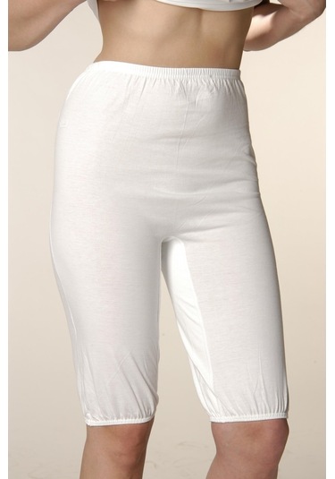 Nehirin Süprem Bayan Paçalı Külot 2 Li Beyaz