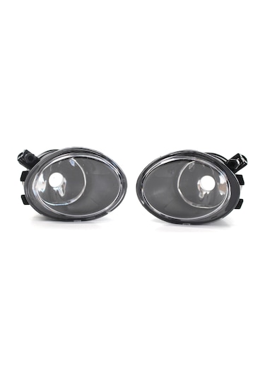 Mufunye Bmw E46 3 Serisi 2001-2005 , M3 1999-2002 , E39 M5 Ön Tampon Sis Lambası Seti 2 Adet - Plastik, Siyah, Ampul Yok - Gz.c085l/r