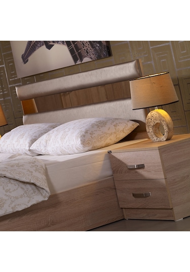 Pasific Home Milas 2 Çekmeceli Komodin Meşe
