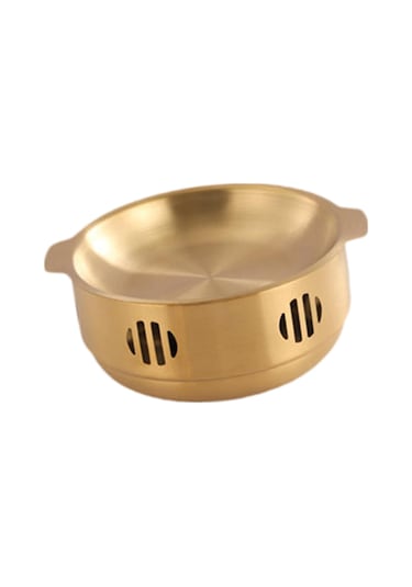 Homyl Isınma Stockpot Isıtıcı Japon Shabu Pot Mutfak Altın