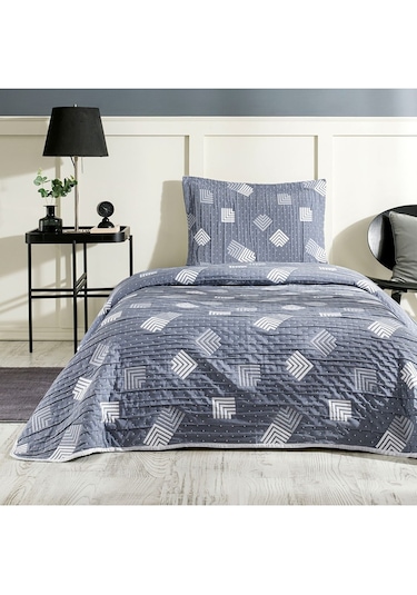 Morena Lacivert Çift Kişilik Yatak Örtüsü 240x260cm Lacivert