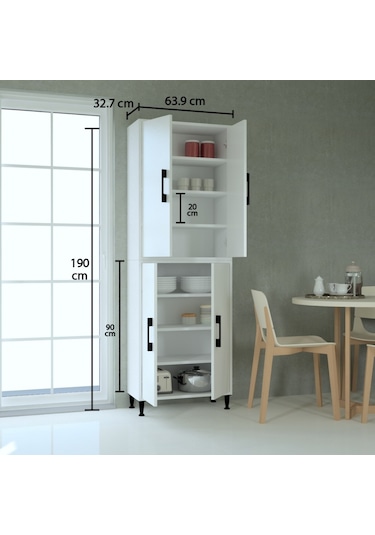 Çınar Çift Katlı Mutfak Dolabı