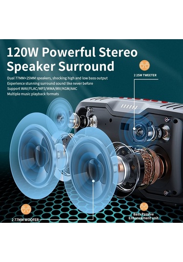 Butu Cyboris X10 120 W  5.3 Bluetooth Hoparlör