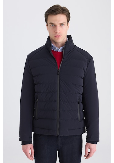 Twn Relaxed Fit Lacivert Düz Mont 5ec073082006m Çok Renkli