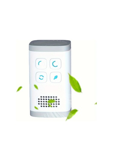 Oldfriend Gri Mini Taşınabilir Negatif İyon Ozon Hava Temizleyici Yatak Ofis Oturma Odası Koku Duman Arındırma