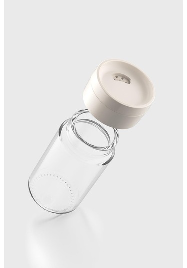 Renga Dorian 105 Ml Bej Kapaklı Cam Tuzluk 121006 Bej