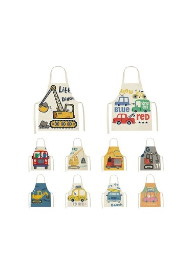 Ulzyvf Yeşil Yemek Stil Pişirme Pişirme Önlüğü Hediyeleri Çocuk Çocuk 9-kişiselleştirilmiş Qe Yeşil