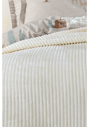 Yataş Adel Tek Kişilik Wellsoft Battaniye - Şampanya