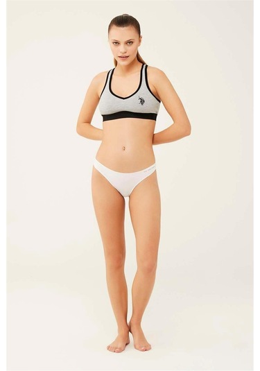 U.s Polo Assn. 67007 Kadın 5'li Modal Brazilian Slip Külot-siyah&ten&beyaz&fuşya&lacivert mix color