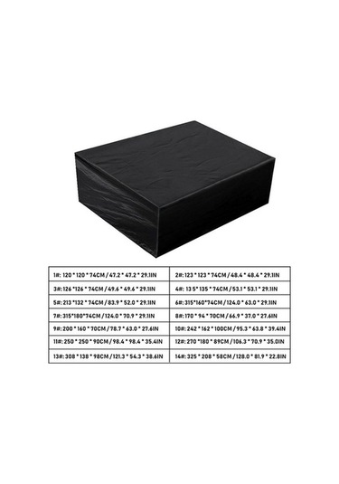 Willowhaven Çim Alanı Teras Kapası - Oxford Kanepe Örtüsü, Su & Rüzgar Geçirmez, Dayanıklı, İplikli, Bahçe Mobilyaları İçin, Farklı Boyutlar DiğER