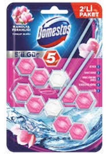 Domestos Wc Blok Duopack Manolya 2'li 55 G
