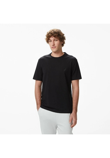 Nautica Regular Fit Erkek T-shirt V65361t Siyah