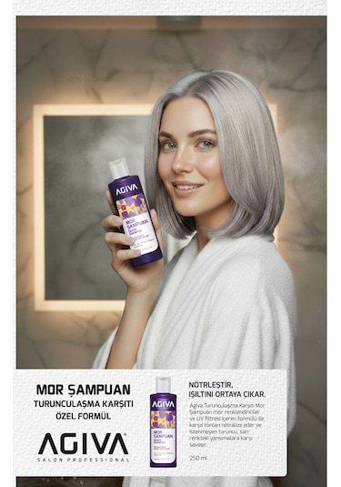 Turunculaşma Karşıtı Mor Bakım Şampuanı 250ml