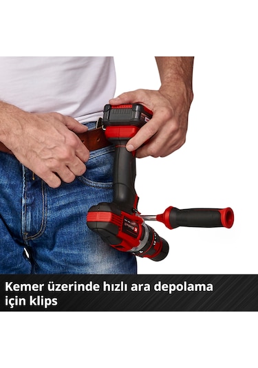 Einhell TE-CD 18/48 Li-i Kit (2x2,0Ah) Çift Akülü Darbeli Vidalama - 4513935