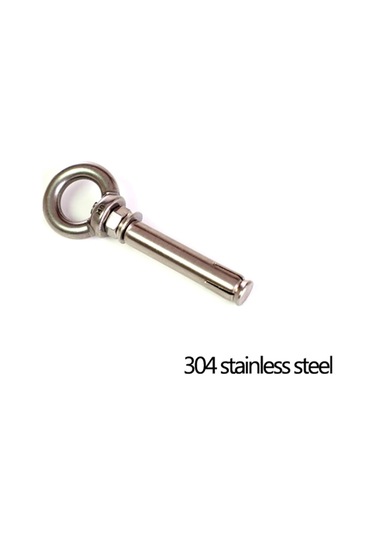 304 Paslanmaz Çelik Genişleme Cıvataları Kilitli Duvar Ankrajları Göz Vidaları Boyut M6m12 Uzunluk Uzatılmış Boyut: Boyut M6x100mm 4.8 x 19 CM