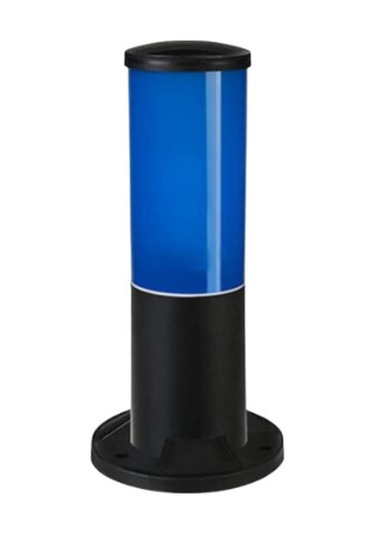 Huzur Elektrik Bollard Mavi Set Üstü Direk 30cm Aydınlatma Armatürü 13403