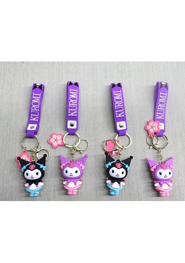 Kuromi Silikon Anahtarlık Alk4259 Çok Renkli