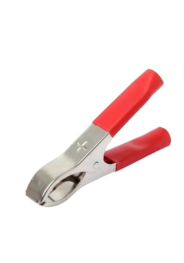 5cm Krokodil Akü Maşa Küçük Boy Kırmızı+ Siyah- 4lü Takım Set