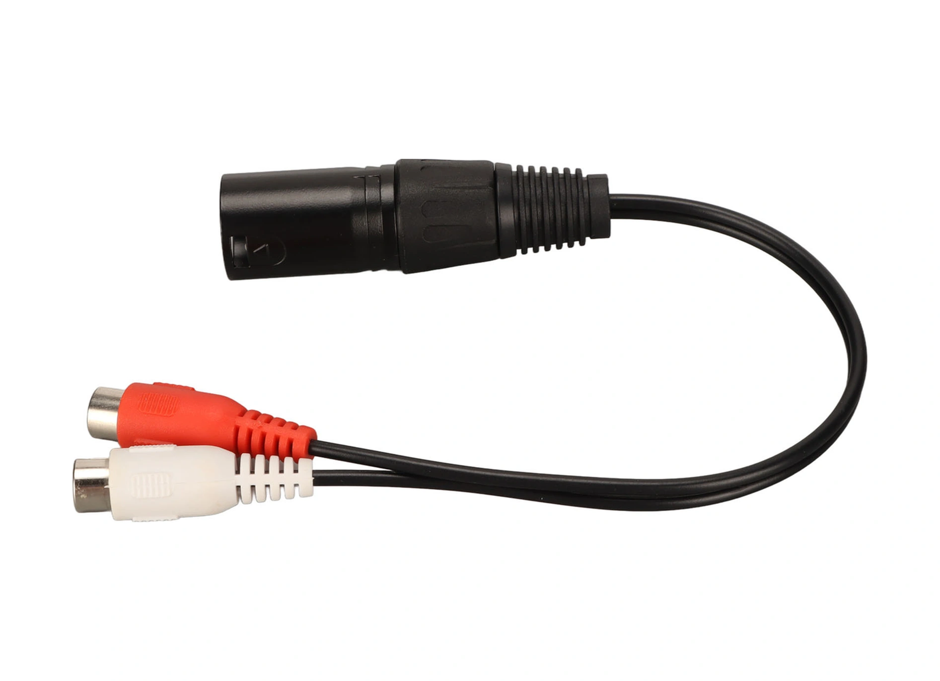 Shineyee Xlr Erkekden 2 Rca Dişiye Y Bölücü Kablosu - Gürültü Engelleme, 24k Altın Kaplama, Mikser Ve Amfi İçin Ses Aktarımı