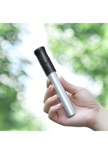 Yifomall Alüminyum Mini Ayaklı Pompa, 80psi Hızlı Şişirme, Taşınabilir Dış Mekan Bisiklet Top Lastik Şişirici, Gri-siyah Seçenekli