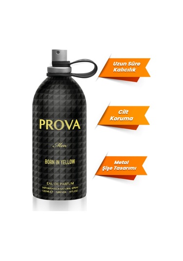 Prova Born in Yellow Amber Oriental Erkek Parfüm EDP 120 ML