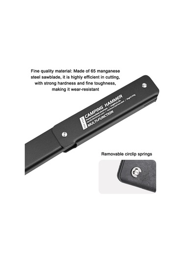 Shinetrip Açık Kamp Yürüyüş Piknik Katlanır El Testere Taşınabilir Gümüş