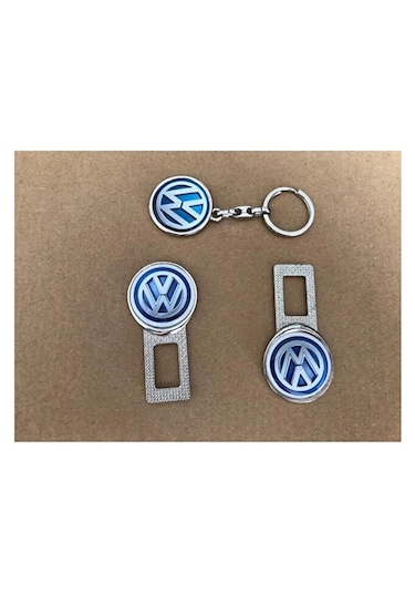 Volkswagen Uyumlu Ses Susturucu Metal Toka 1 Çift Ve 1 Adet Anaht