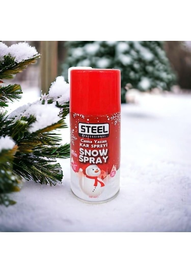 Steel Erimeyen Kar Spreyi Cama Yazılan 150 Ml Ck-7597 Beyaz