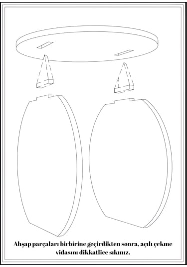Modern Tasarım Orta Sehpa-zigon Sehpa Beyaz 50x44cm Beyaz