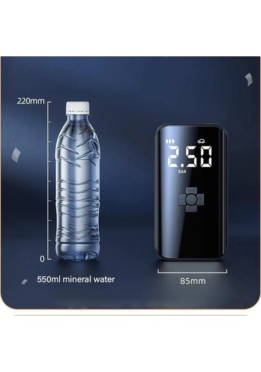 Didadodo Portatif Araba Hava Pompası Şarj Edilebilir Kompresör, Motosiklet-bisiklet-lastik Şişirme