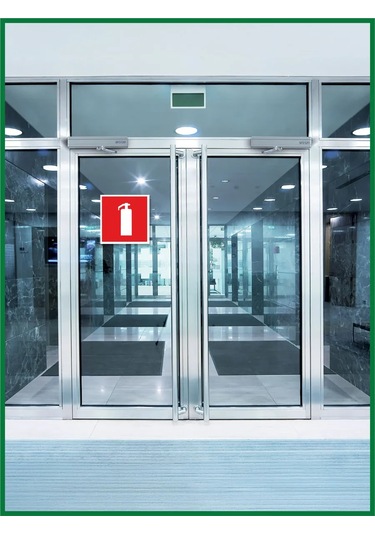 Zelenyj Perec F04 Fotolüminesan Yangın Güvenliği İşareti 226509007