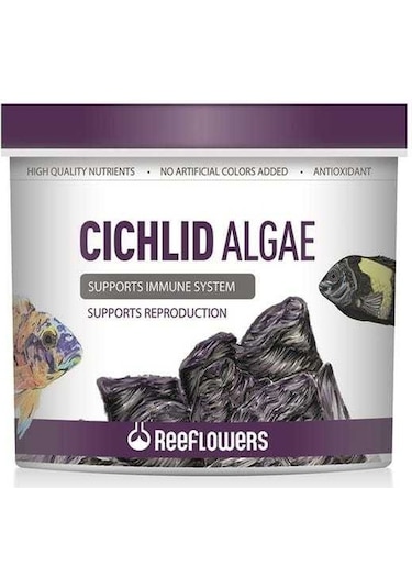 Reeflowers Cichlid Algae Granül Balık Yemi 150 ML