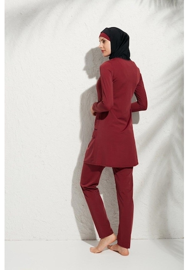 Pierre Cardin 191913 Uzunkollu Aplikeli Tesettür Mayo